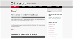 Desktop Screenshot of directinformatica.net.br